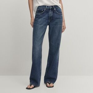 Massimo Dutti mid-rise full length jeans